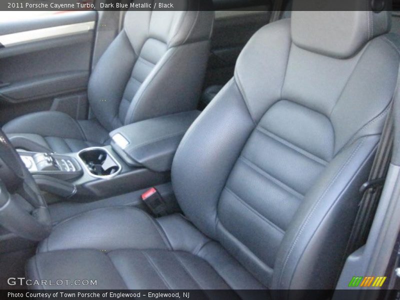 Dark Blue Metallic / Black 2011 Porsche Cayenne Turbo