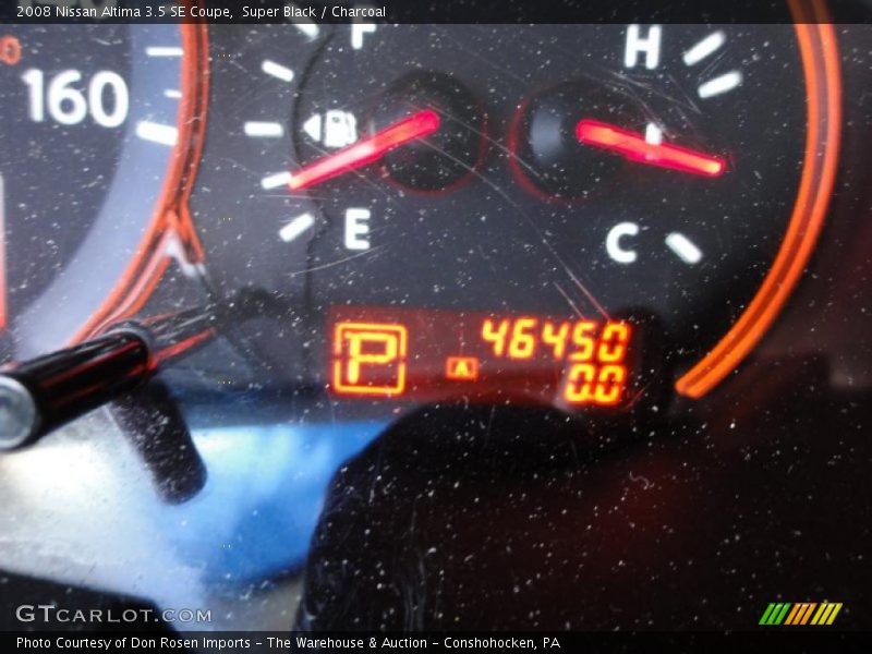 Super Black / Charcoal 2008 Nissan Altima 3.5 SE Coupe