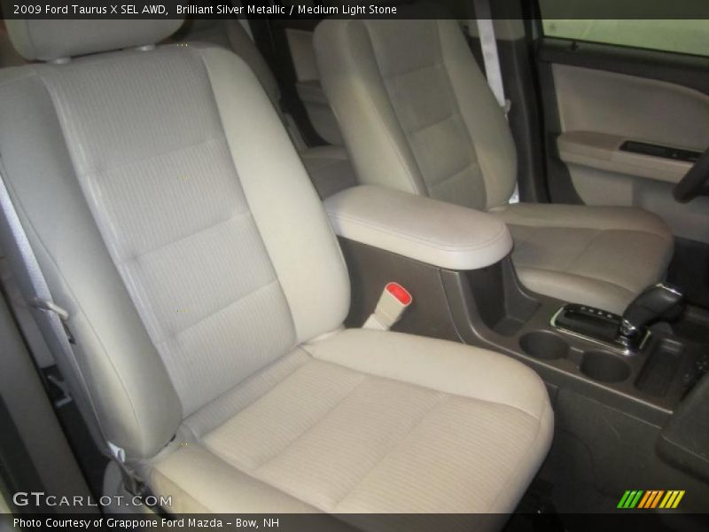 Brilliant Silver Metallic / Medium Light Stone 2009 Ford Taurus X SEL AWD