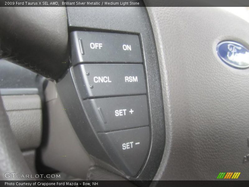 Brilliant Silver Metallic / Medium Light Stone 2009 Ford Taurus X SEL AWD