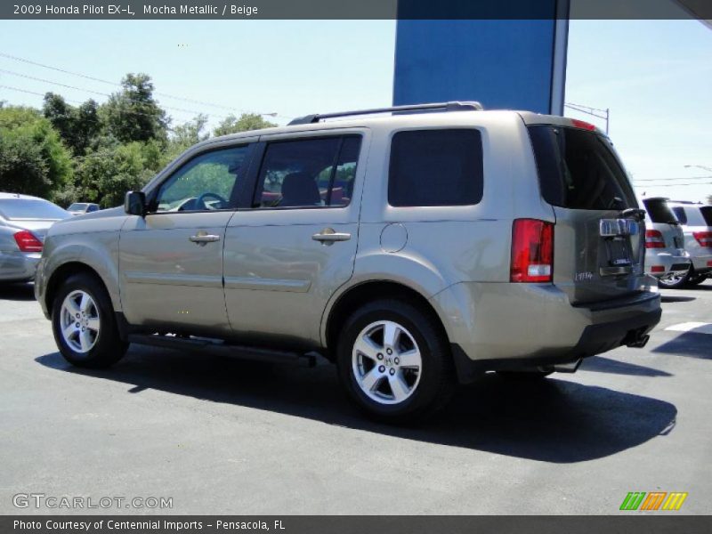Mocha Metallic / Beige 2009 Honda Pilot EX-L