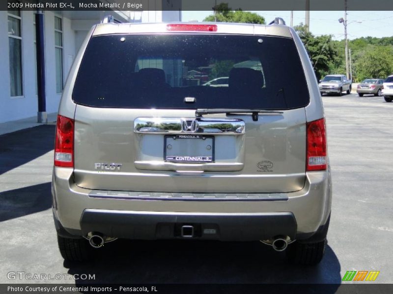 Mocha Metallic / Beige 2009 Honda Pilot EX-L