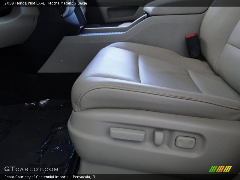 Mocha Metallic / Beige 2009 Honda Pilot EX-L