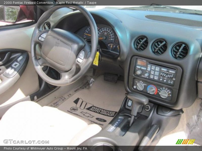 Maple Red Metallic / Taupe 2000 Pontiac Firebird Convertible