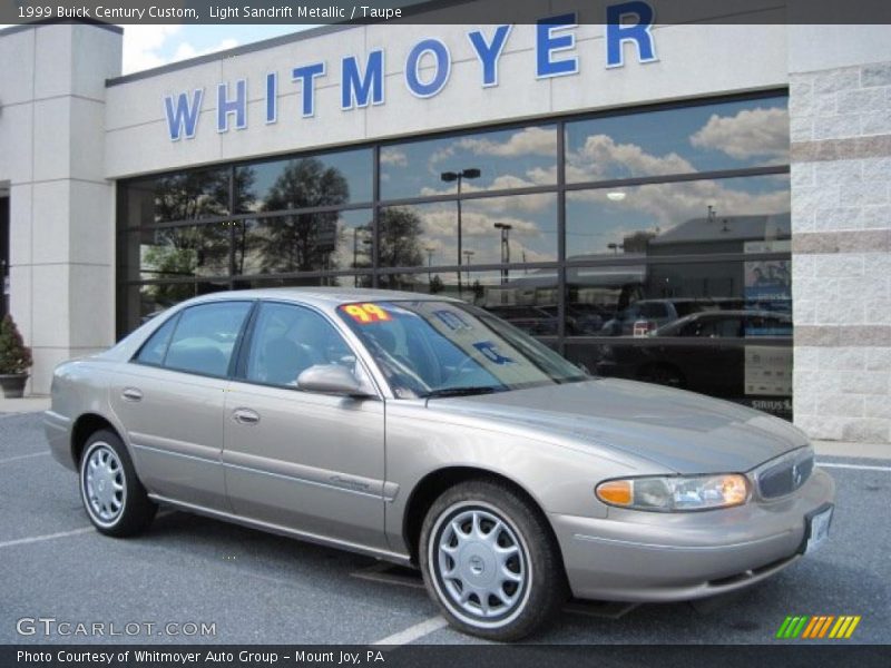 Light Sandrift Metallic / Taupe 1999 Buick Century Custom