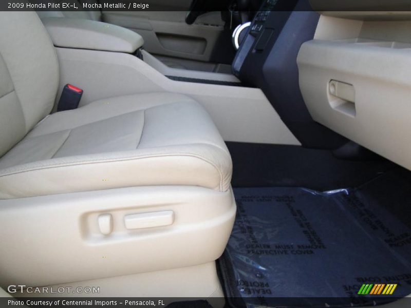 Mocha Metallic / Beige 2009 Honda Pilot EX-L