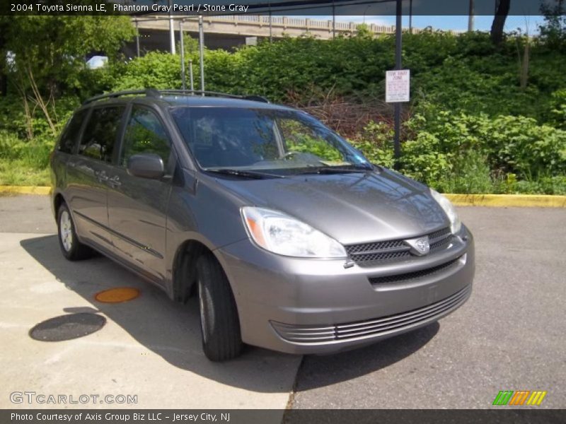 Phantom Gray Pearl / Stone Gray 2004 Toyota Sienna LE