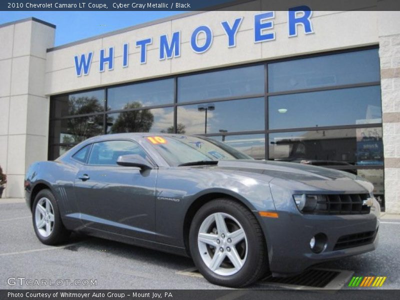Cyber Gray Metallic / Black 2010 Chevrolet Camaro LT Coupe