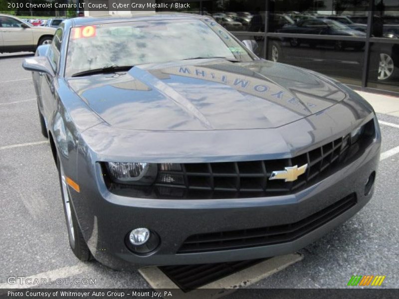 Cyber Gray Metallic / Black 2010 Chevrolet Camaro LT Coupe