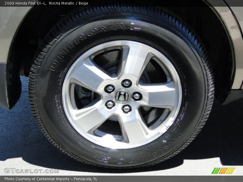 Mocha Metallic / Beige 2009 Honda Pilot EX-L