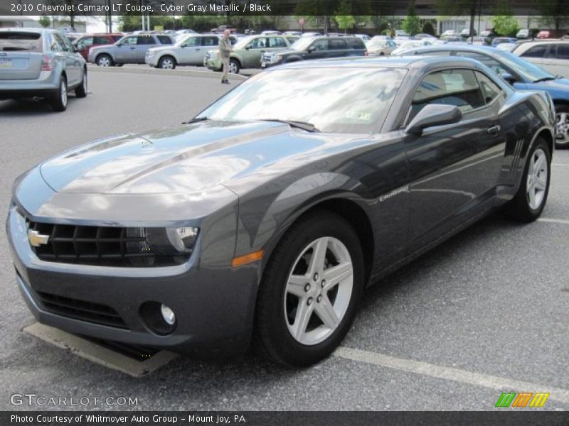 Cyber Gray Metallic / Black 2010 Chevrolet Camaro LT Coupe