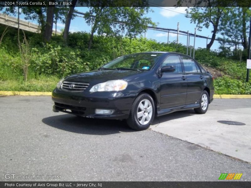 Black / Black 2004 Toyota Corolla S