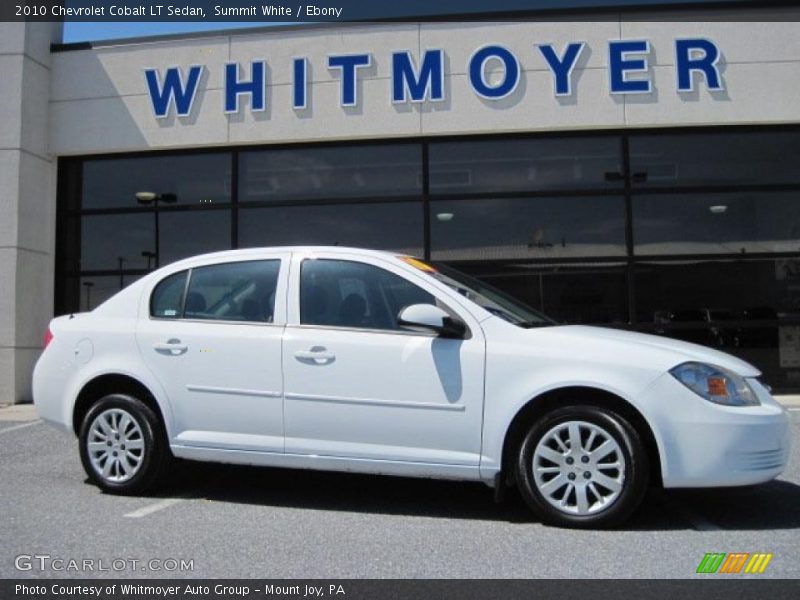 Summit White / Ebony 2010 Chevrolet Cobalt LT Sedan