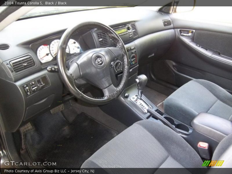  2004 Corolla S Black Interior
