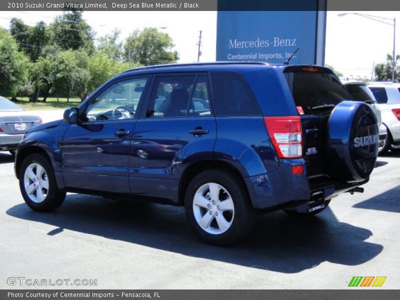 Deep Sea Blue Metallic / Black 2010 Suzuki Grand Vitara Limited
