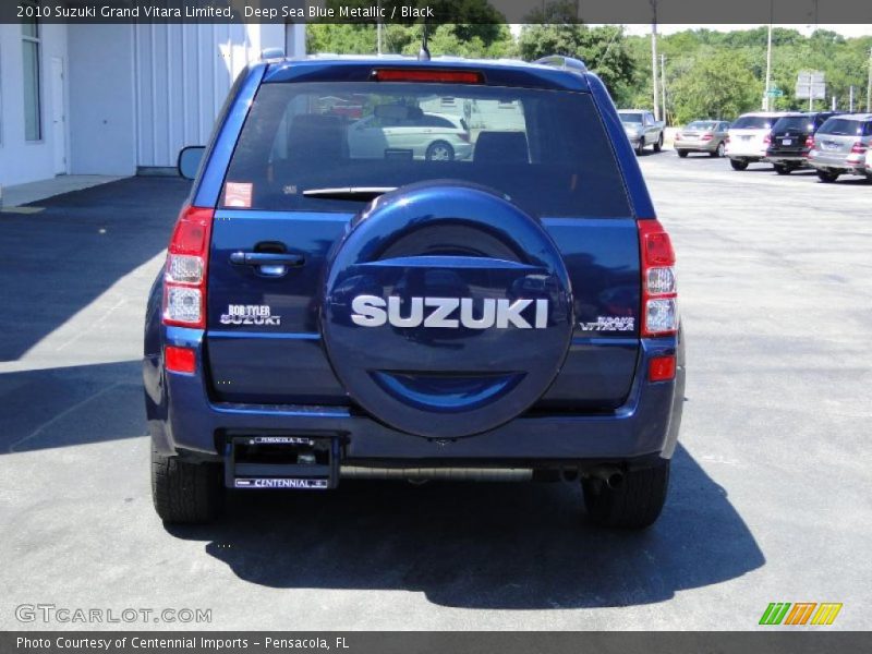 Deep Sea Blue Metallic / Black 2010 Suzuki Grand Vitara Limited