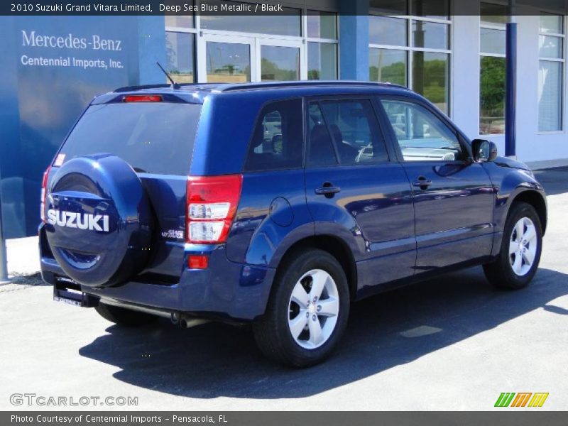 Deep Sea Blue Metallic / Black 2010 Suzuki Grand Vitara Limited