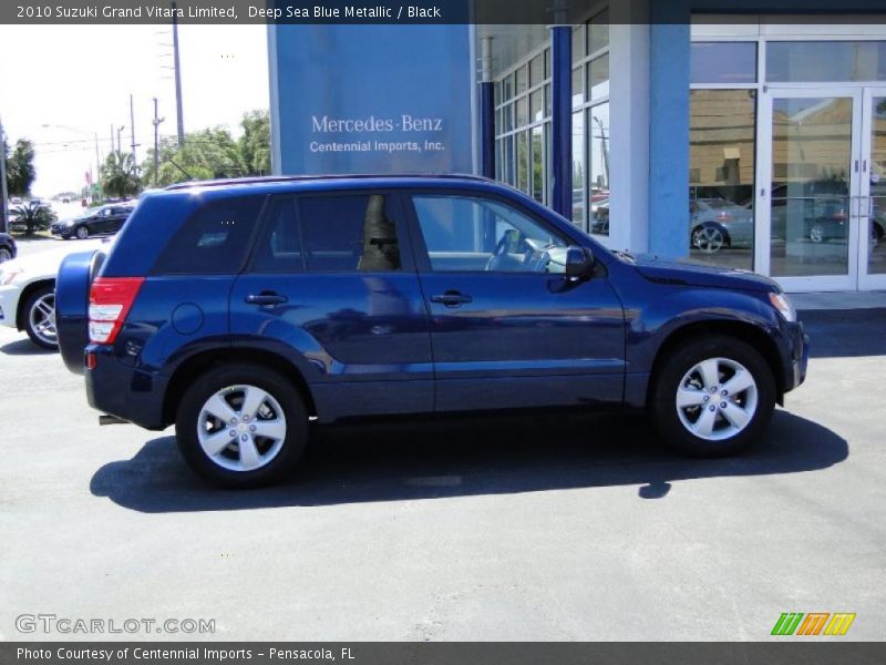 Deep Sea Blue Metallic / Black 2010 Suzuki Grand Vitara Limited