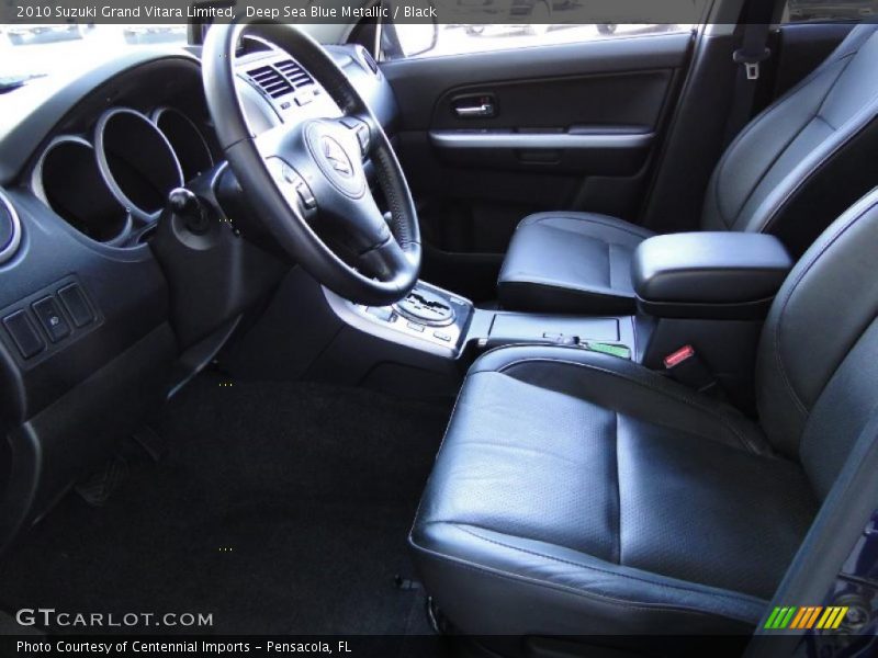 Deep Sea Blue Metallic / Black 2010 Suzuki Grand Vitara Limited