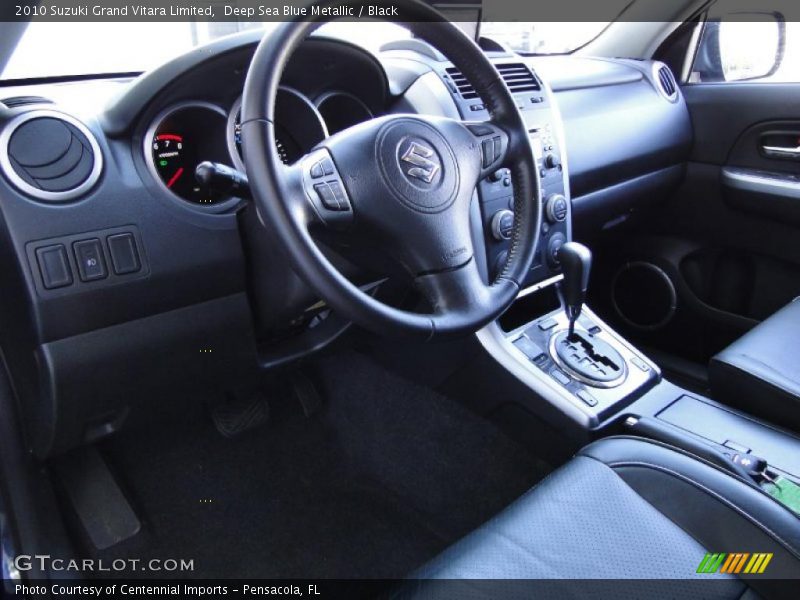 Deep Sea Blue Metallic / Black 2010 Suzuki Grand Vitara Limited
