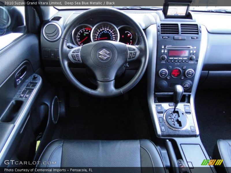 Deep Sea Blue Metallic / Black 2010 Suzuki Grand Vitara Limited