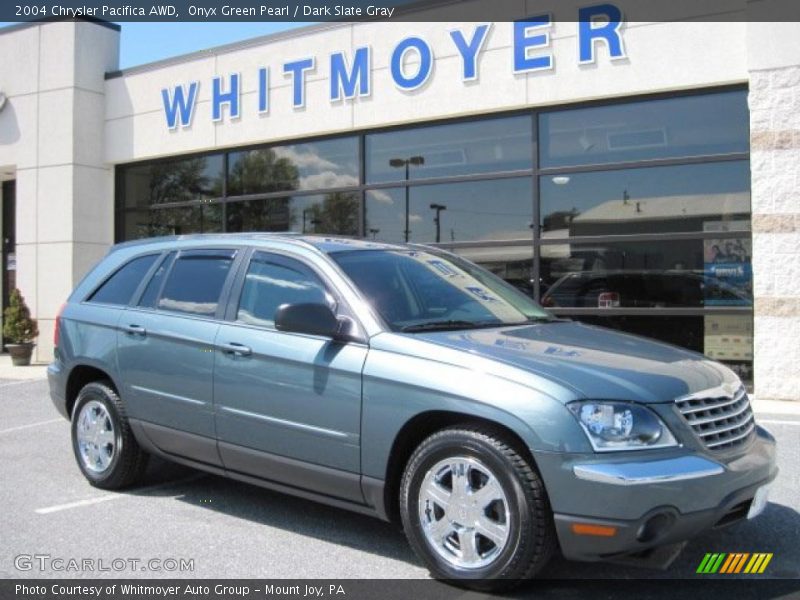 Onyx Green Pearl / Dark Slate Gray 2004 Chrysler Pacifica AWD