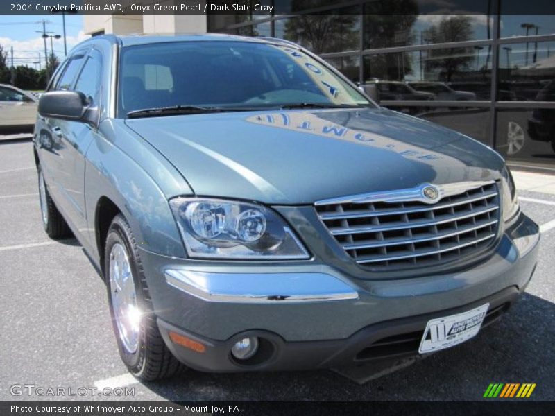 Onyx Green Pearl / Dark Slate Gray 2004 Chrysler Pacifica AWD