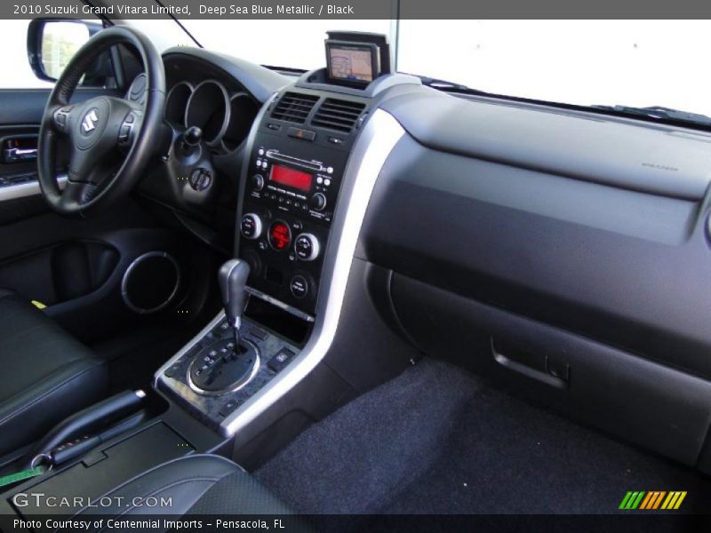 Deep Sea Blue Metallic / Black 2010 Suzuki Grand Vitara Limited