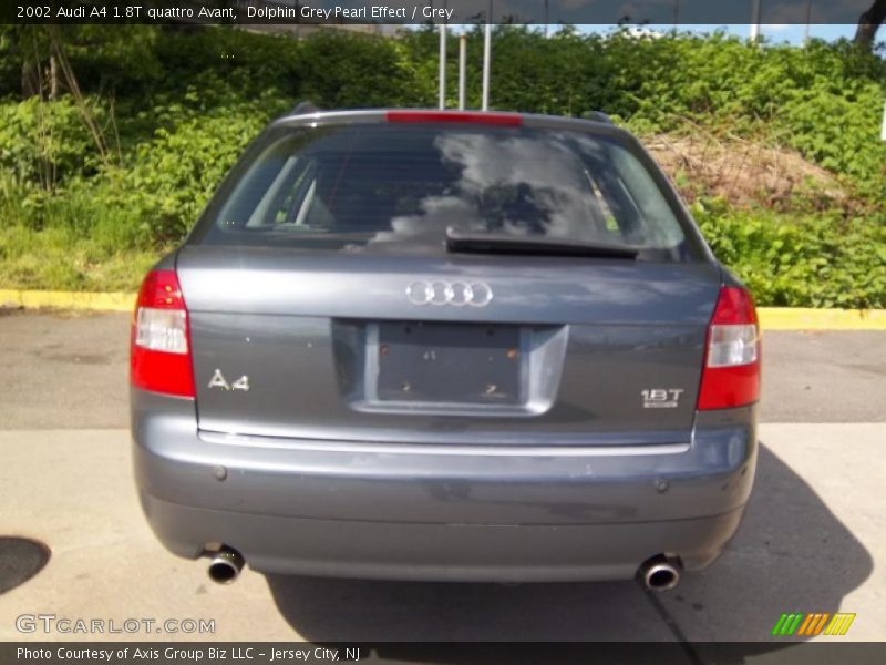 Dolphin Grey Pearl Effect / Grey 2002 Audi A4 1.8T quattro Avant