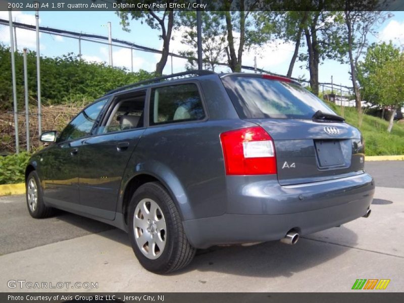 Dolphin Grey Pearl Effect / Grey 2002 Audi A4 1.8T quattro Avant