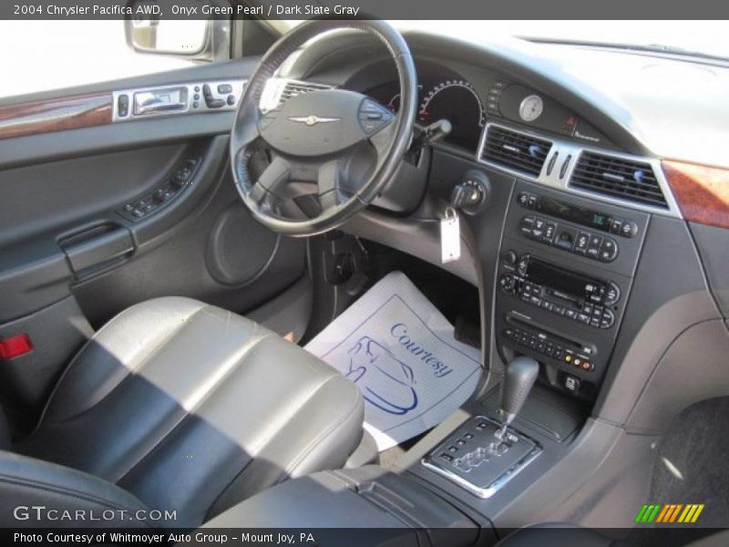 Onyx Green Pearl / Dark Slate Gray 2004 Chrysler Pacifica AWD