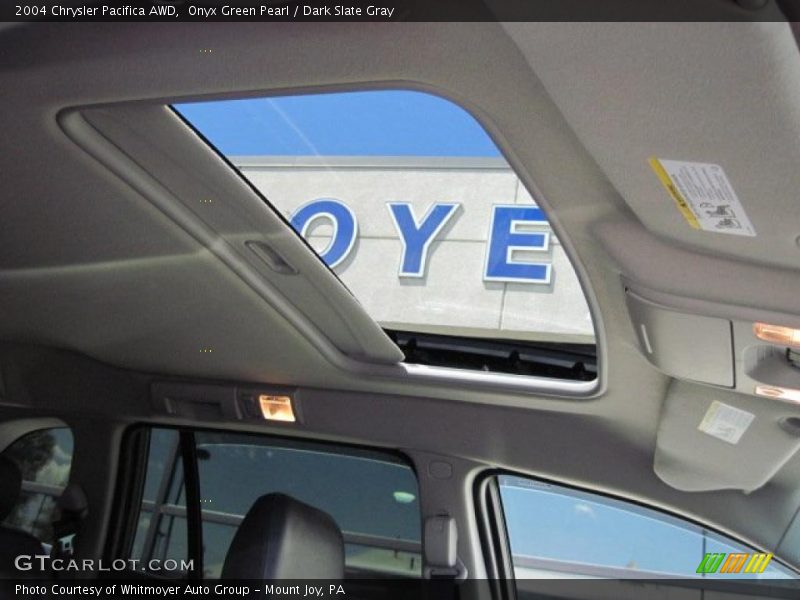 Onyx Green Pearl / Dark Slate Gray 2004 Chrysler Pacifica AWD