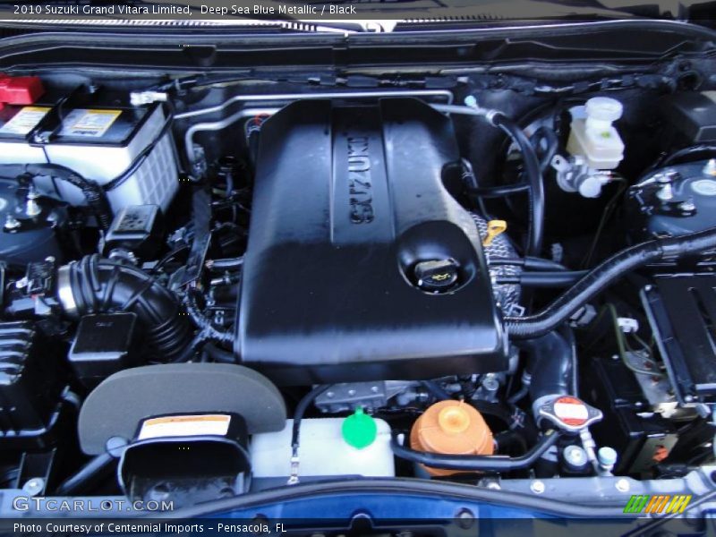 Deep Sea Blue Metallic / Black 2010 Suzuki Grand Vitara Limited