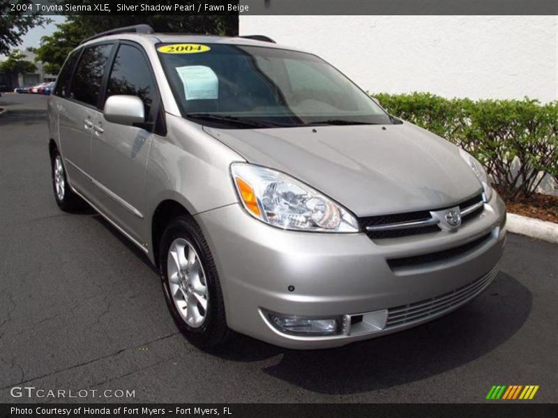 Silver Shadow Pearl / Fawn Beige 2004 Toyota Sienna XLE