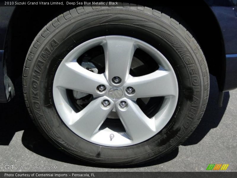 Deep Sea Blue Metallic / Black 2010 Suzuki Grand Vitara Limited