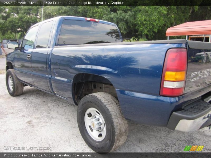 Indigo Blue Metallic / Graphite 2002 Chevrolet Silverado 2500 Extended Cab