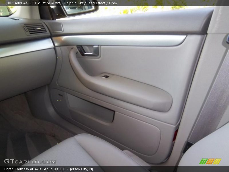 Dolphin Grey Pearl Effect / Grey 2002 Audi A4 1.8T quattro Avant