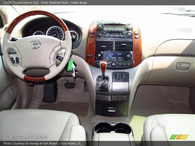 Silver Shadow Pearl / Fawn Beige 2004 Toyota Sienna XLE