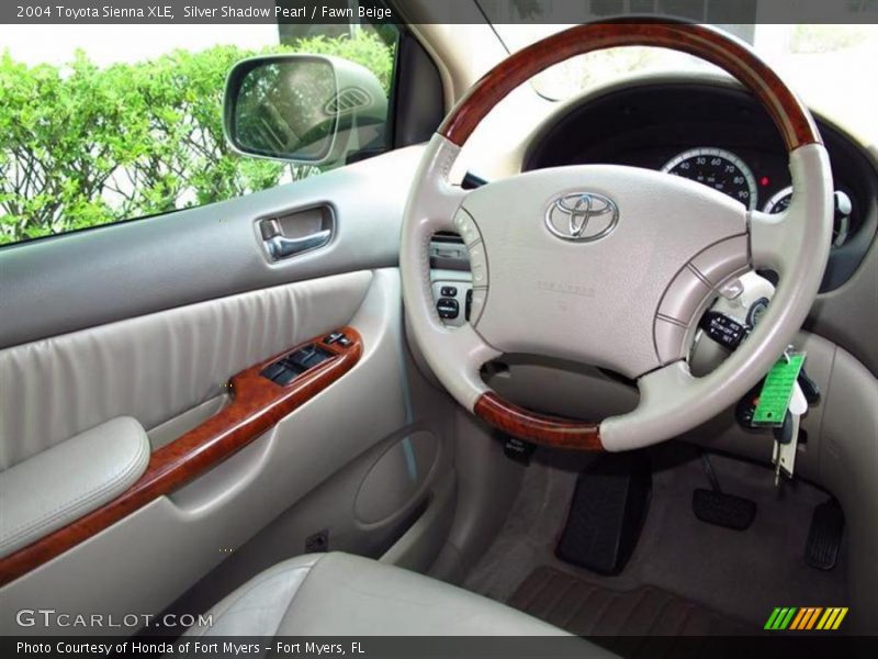Silver Shadow Pearl / Fawn Beige 2004 Toyota Sienna XLE