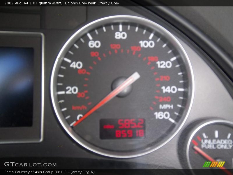 Dolphin Grey Pearl Effect / Grey 2002 Audi A4 1.8T quattro Avant