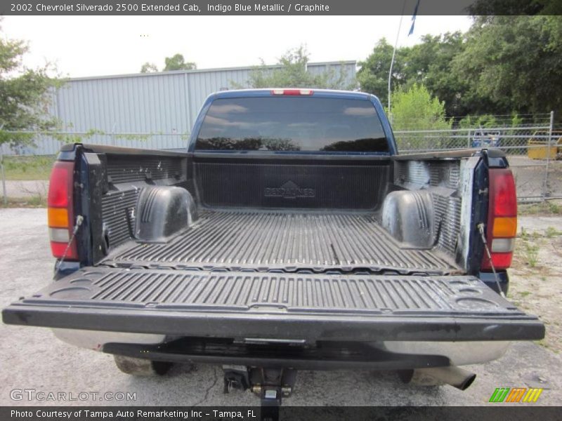 Indigo Blue Metallic / Graphite 2002 Chevrolet Silverado 2500 Extended Cab