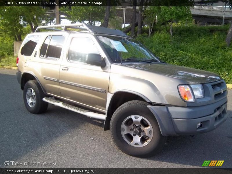 Gold Rush Metallic / Sage 2001 Nissan Xterra SE V6 4x4