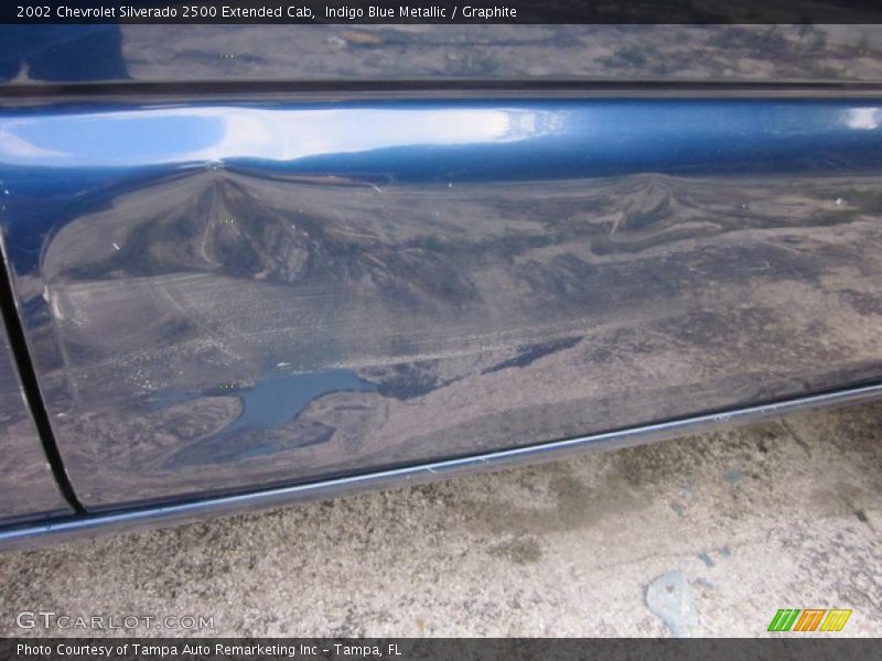 Indigo Blue Metallic / Graphite 2002 Chevrolet Silverado 2500 Extended Cab