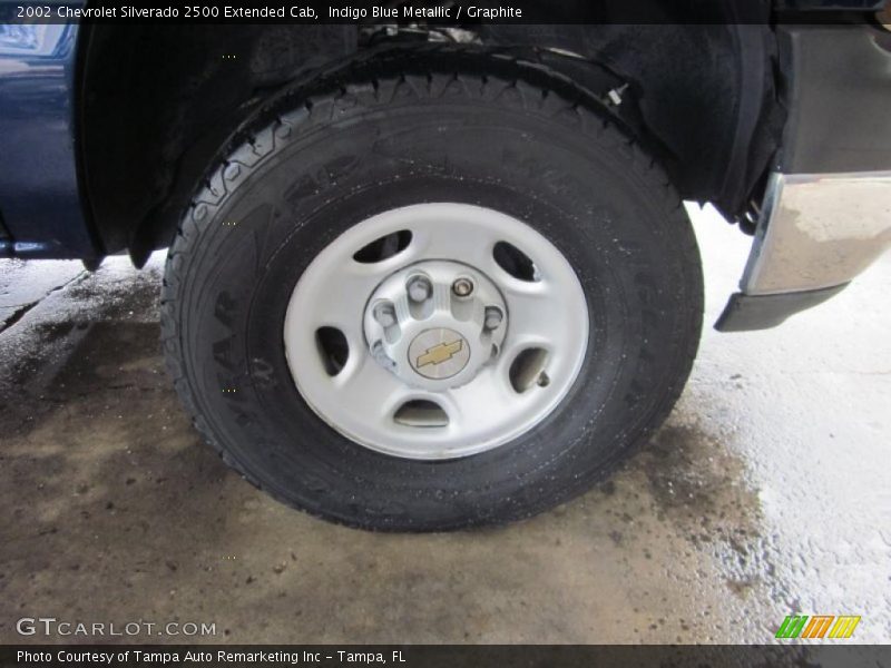 Indigo Blue Metallic / Graphite 2002 Chevrolet Silverado 2500 Extended Cab