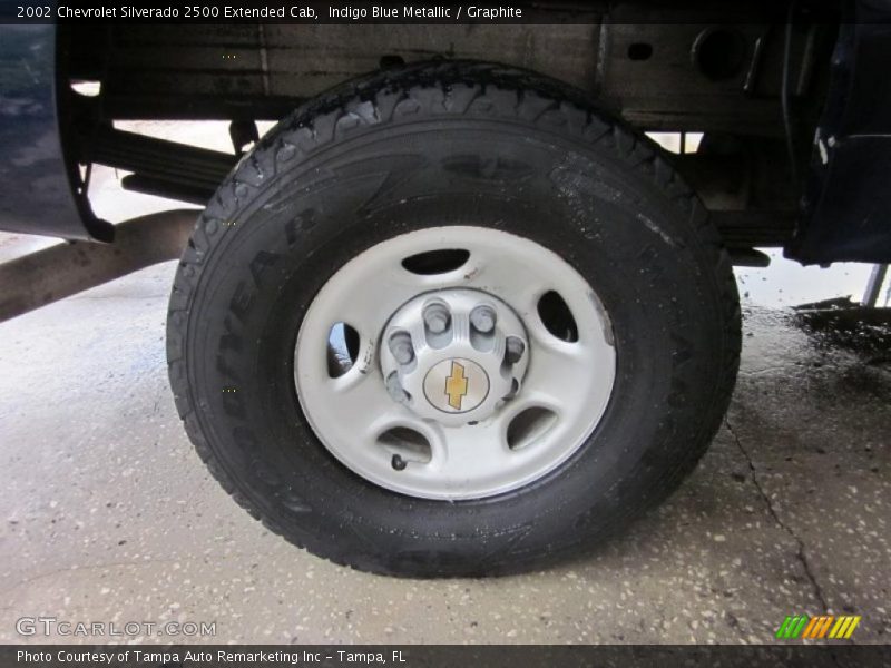Indigo Blue Metallic / Graphite 2002 Chevrolet Silverado 2500 Extended Cab