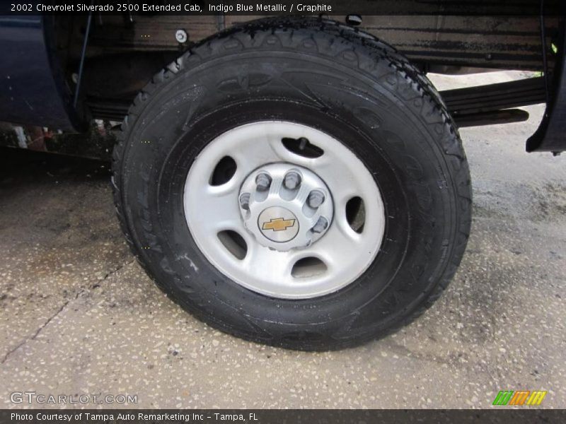 Indigo Blue Metallic / Graphite 2002 Chevrolet Silverado 2500 Extended Cab