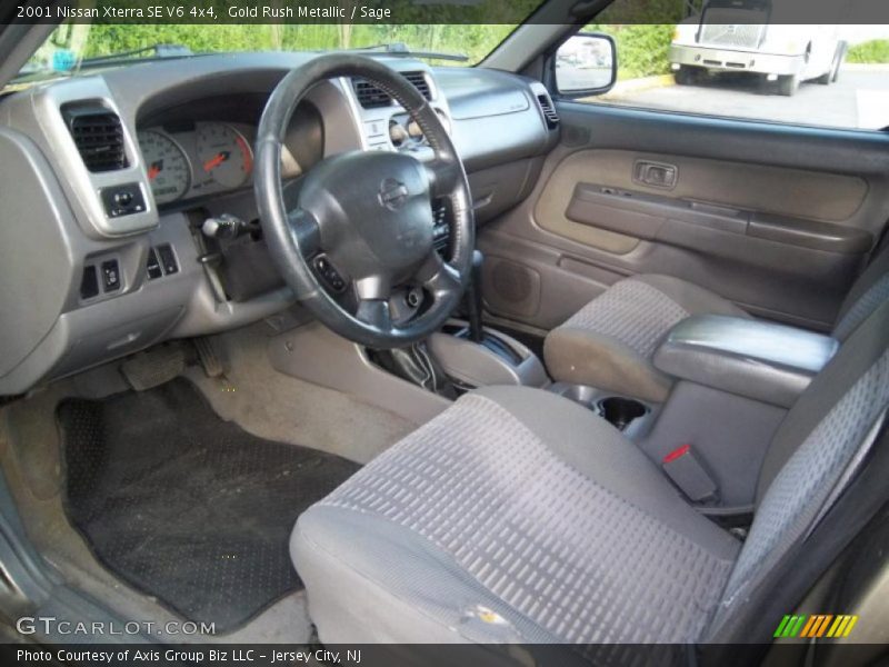 Gold Rush Metallic / Sage 2001 Nissan Xterra SE V6 4x4