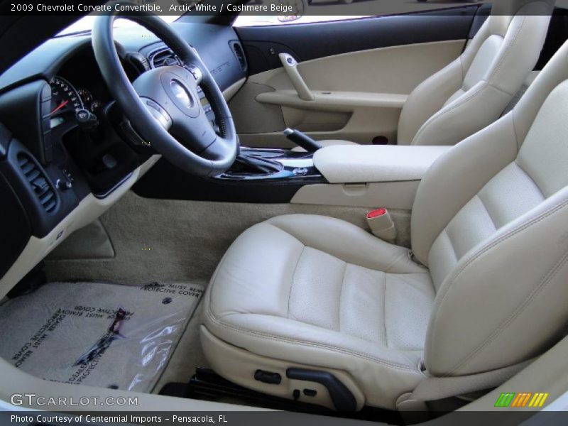  2009 Corvette Convertible Cashmere Beige Interior