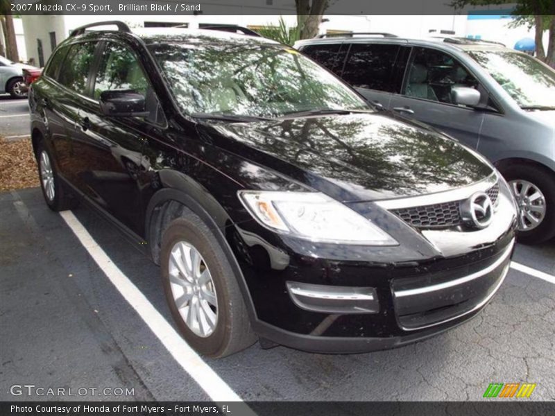 Brilliant Black / Sand 2007 Mazda CX-9 Sport