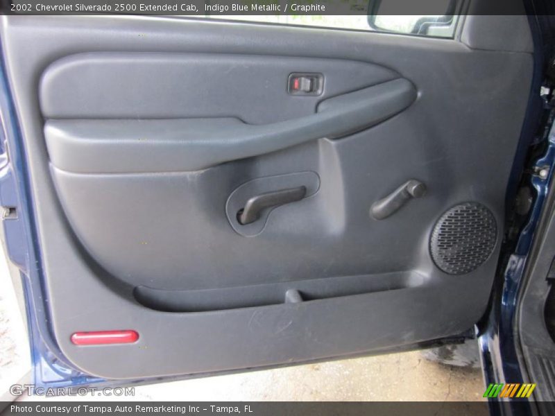 Indigo Blue Metallic / Graphite 2002 Chevrolet Silverado 2500 Extended Cab